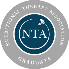 nutritionist Asheville nutritional therapy association graduate badge